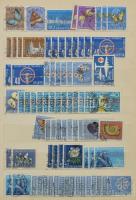 Svájc rendező néhány száz bélyeg sok jobb értékkel, 10 lapos közepes berakó 11 oldalán