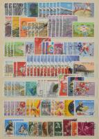 Svájc rendező néhány száz bélyeg sok jobb értékkel, 10 lapos közepes berakó 11 oldalán