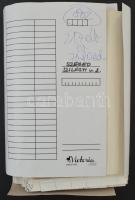 1970-1980 217 db magyar ív, részben hajtottak