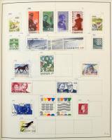 Dánia, Feroer, Grönland, Island és Norvégia tartalmas gyűjtemények, 5.250 bélyeg előrajzolt albumban...