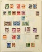 Dánia, Feroer, Grönland, Island és Norvégia tartalmas gyűjtemények, 5.250 bélyeg előrajzolt albumban...