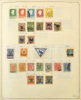 Dánia, Feroer, Grönland, Island és Norvégia tartalmas gyűjtemények, 5.250 bélyeg előrajzolt albumban...