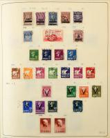 Dánia, Feroer, Grönland, Island és Norvégia tartalmas gyűjtemények, 5.250 bélyeg előrajzolt albumban...