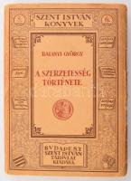 Balanyi György: A szerzetesség története. Szent István Könyvek 5-6. sz. Bp.,1923, Szent István-Társulat, 280 p. Kiadói papírkötés, kissé szakadozott borítószélekkel.