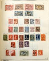 Franciaország és külföldi posták nagyon tartalmas gyűjtemény, 5.230 bélyeg előrajzolt albumban, főle...