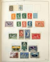 Franciaország és külföldi posták nagyon tartalmas gyűjtemény, 5.230 bélyeg előrajzolt albumban, főle...