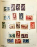 Franciaország és külföldi posták nagyon tartalmas gyűjtemény, 5.230 bélyeg előrajzolt albumban, főle...