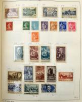 Franciaország és külföldi posták nagyon tartalmas gyűjtemény, 5.230 bélyeg előrajzolt albumban, főle...