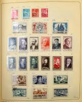 Franciaország és külföldi posták nagyon tartalmas gyűjtemény, 5.230 bélyeg előrajzolt albumban, főle...
