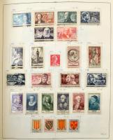 Franciaország és külföldi posták nagyon tartalmas gyűjtemény, 5.230 bélyeg előrajzolt albumban, főle...