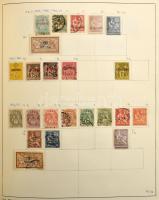 Franciaország és külföldi posták nagyon tartalmas gyűjtemény, 5.230 bélyeg előrajzolt albumban, főle...