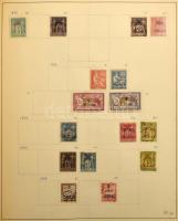 Franciaország és külföldi posták nagyon tartalmas gyűjtemény, 5.230 bélyeg előrajzolt albumban, főle...