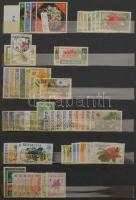 Virág motívum gyűjtemény az egész világból, kb 5.500 bélyeg rengeteg postatiszta teljes sorral, jó é...