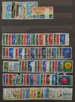 Virág motívum gyűjtemény az egész világból, kb 5.500 bélyeg rengeteg postatiszta teljes sorral, jó é...