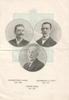 [Alkalmi nyomtatvány] Jubileumi emlék. Emlékfüzet Grossmann V. Lipót, Koszmovszky Adolf és Török Már...