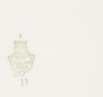 Zsolnay 6 darab süteményes tányér, jelzett, klf mintákkal, kis kopással, d: 15 cm