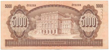 1992. 5000Ft "J 53912321" T:F, szép papír
Adamo F49