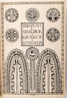 1911 Budapesti Újságírók Egyesülete és Almanachja. Bp., 1911, Világosság-ny., 479+1 p. +4 (fekete-fehér képtáblák) t. Szövegközti fekete-fehér képanyaggal. Izgalmas korabeli reklámokkal. A címlapon és az előzéklapon Kozma Lajos szecessziós rajzával. Benne az Budapesti Ujságírók Egyesületének tisztikarával és választmányával. Kiadói szecessziós, aranyozott egészvászon-kötés, Klein Ferenc és Társa-kötés, kissé kopott borítóval.
