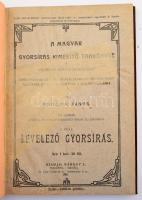 3 db gépírás/gyorsírás témájú könyv: Bódogh János: A magyar gyorsírás kimerítő tankönyve a Gabelsber...