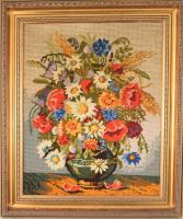 2 darab blondel képkeeret, kis kopással, befoglaló méret 40x50 cm