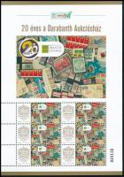 2024 20 éves a Darabanth Aukciósház - Belföld megszemélyesített ív (bélyeg)