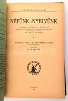 1930 Népünk és Nyelvünk c. folyóirat teljes II. évfolyama egybekötve. Szerk.: Bibó István, Horger An...