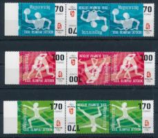 2008 Olimpia sor fordított állású hármascsíkokban