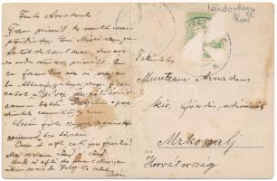 Nándorhegy, Otelu Rosu, Ferdinand, Ferdinandsberg; híd építése, emberek polgári és román népviseletb...