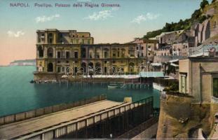 Naples Posillipo with the Palace of Queen  Giovanna