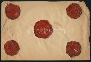 1888 12kr és 15kr pénzes levélen "GYŐR" - Budapest