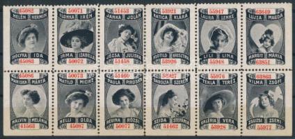 Levélzáró 12-es tömb