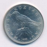 1993. 50Ft Cu-Ni részletszegény (évgyűrű hiányzik, szárnytollak helyett pöttyök!) T:XF Hungary 1993. 50 Forint Cu-Ni with lack of details error (without growth rings on the stump, dots instead of feathers) C:XF Adamo F11, Krause KM#697