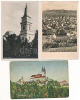 21 db RÉGI megíratlan külföldi város képeslap, vegyes minőségben / 21 pre-1945 unused foreign town p...