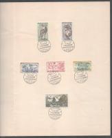 1958 Csehszlovák biciklis emléklap emlékbélyegzésekkel