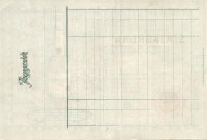 1913. 100K dekoratív bankjegyszerű pezsgőreklám imitációja T:I-