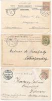 3 db RÉGI (1905 előtti) üdvözlőlap vegyes minőségben, közte lithok / 3 pre-1905 litho greeting art p...