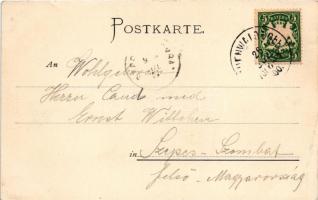 1900 Grünwald, Station der Isarthalbahn. E. Keppler No. 420. / standard gauge and electrified railwa...