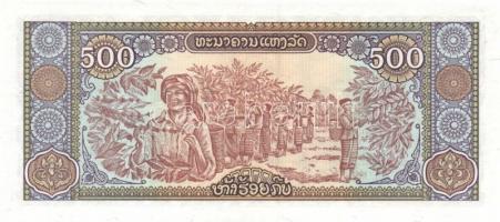 Laosz 7db (5 klf) bankjegy T:I