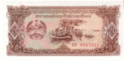 Laosz 7db (5 klf) bankjegy T:I