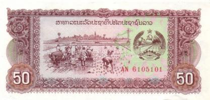 Laosz 7db (5 klf) bankjegy T:I