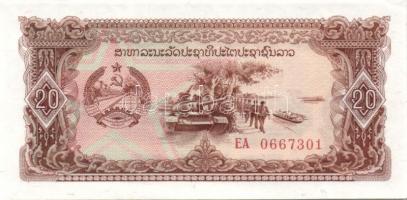 Laosz 7db (5 klf) bankjegy T:I