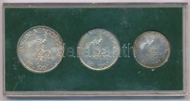 1967. 25Ft Ag + 50Ft Ag + 100Ft Ag "Kodály" sor "MNB" plasztik tokban T:BU patin...