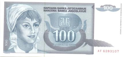 Jugoszlávia 6db klf bankjegy T:I