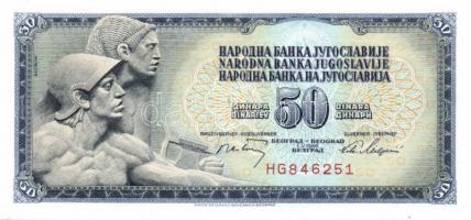 Jugoszlávia 6db klf bankjegy T:I