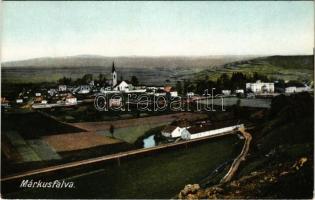Márkusfalva, Márkusfalu, Márkus-Csépánfalu, Marksdorf, Markusovce; látkép. Ferencz D. kiadása / general view (EK)
