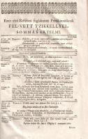 Padányi Biró Márton: 
Micae, & spicae evangelico-apostolice. Avagy Evangyéliumi kenyér-mor'...