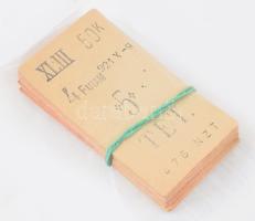 1921 Kb 30 db lóverseny ticket, jegy