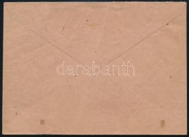 1943 Budapest helyi portós levél vasúti bélyegzéssel