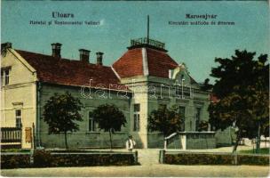 Marosújvár, Uioara, Ocna Mures; Kincstári szálloda és étterem. Kiadja Iosif Veress / hotel and restaurant