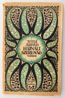Tóth Árpád: Hajnali szerenád A szerző első megjelent kötetének első kiadása. [Bp.], 1913, Nyugat, 72 p. A borító illusztrációja Falus Elek munkája. Kiadói papírkötés, foltos, kopott borítóval, kissé szakadt borítóval, a gerincen kis sérüléssel, a könyvtest elvált a borítótól, szétvált kötéssel.